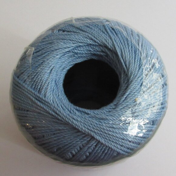 J P Coats Royale Fashion Crochet Thread 100% Mercerized Cotton Warm Blue 137 NEW - Picture 2 of 9
